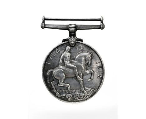 A WWI British War Medal named to 7983 Pte. F. Douglas Durham Light Infantry 