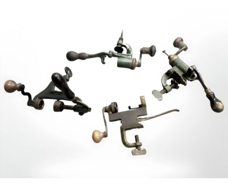 Four vintage cartridge loading tools