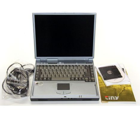 A Tiny notebook with its corresponding charger. Please note this is a credit card reclaim item sold as seen and without reser