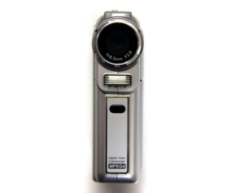 A Fujioptics digital videocamera with carrying case and a quantity of accessories. Please note this is a credit card reclaim 
