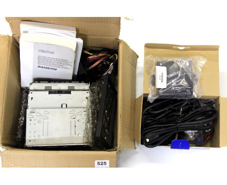 A Clarion internal car navigation system together with a Clarion car bluetooth adaptor. Please note this is a credit card rec