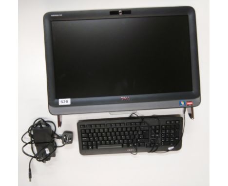 A boxed Dell monitor with its corresponding charger and a further Dell keyboard. Please note this is a credit card reclaim it