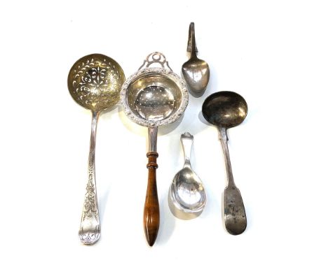 Selection of silver spoons includes caddy shifter etc please see images for details 