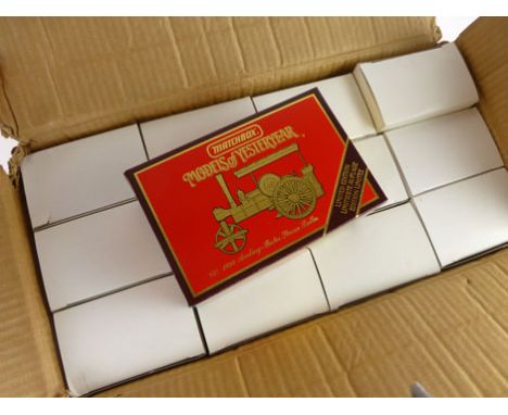 Twelve boxed Matchbox 'Models of Yesteryears' including an 1894 Aveling Porter, a steam roller model number Y21 etc. (12)