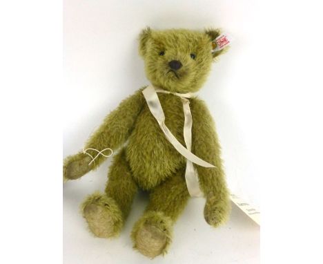 A Steiff 2005 anniversary classic steiff style bear with adjustable joints in gold mohair