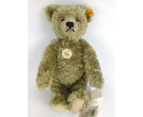 A Steiff classic series 1920's style movable jointed bear with growl in golden brown mohair 