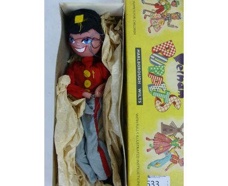 A boxed Pelham puppet SS Fritzi in original box  CONDITION REPORT: Appears complete. Good Condition 