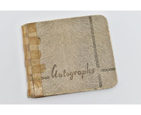 BEATLES AUTOGRAPHS, An Autograph Book containing the signatures of John Lennon, Paul McCartney, George Harrison and Ringo Sta