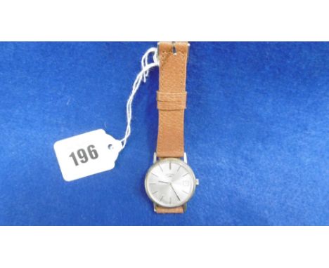 A ROTARY 9CT GENTS MECHANICAL WATCHWORKING AT THE TIME OF TESTING 