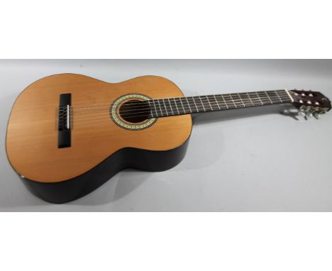 A Discovery Tanglewood acoustic six string guitar DVT44STNA, with interior label, 100cm wide.