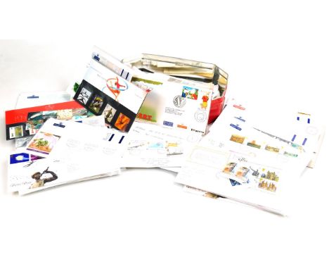 Various stamps first day covers and related ephemera, Pond Life, The Queen Mother, England and other sets. (a quantity)