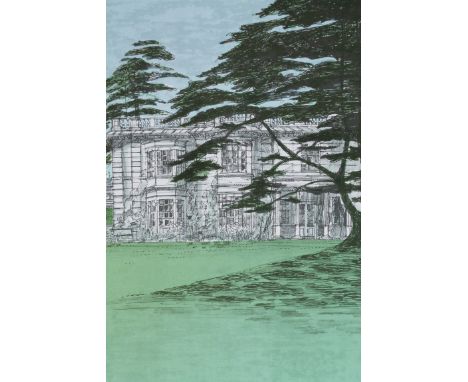 Richard Beer. Greenlands, signed lithograph, 18/70, 65cm x 49cm, unframed.