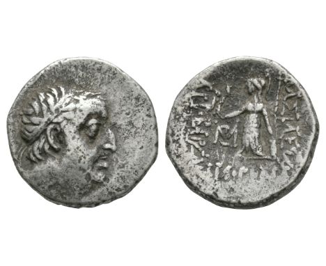 96-63 BC. Dated year 29. Obv: diademed, mature head of the king right. Rev: BASILEWS ARIOBARZANOV legend to right and left, F