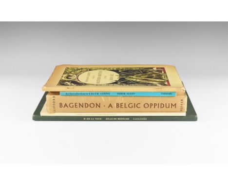 Published 1961, 1962, 1968, 1978 and 1981 AD. Titles comprising: Clifford, Elsie M., Bagendon: A Belgic Oppidum a Record of t