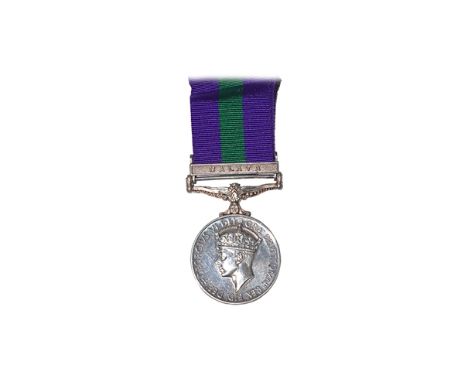 1937-1953. With floriate swivel suspension and ribbon. Obv: George VI with GEORGIUS VI DEI GRATIA BRITT OMN REX FID DEF legen