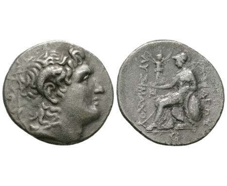 305-281 BC. Pella mint. Obv: head of deified Alexander right, with horn of Ammon. Rev: BASILEWS LYSIMAXOY legend to right and