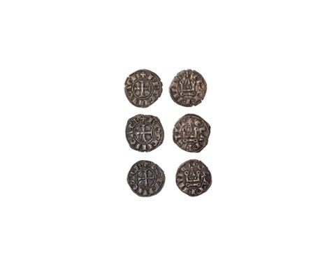 1278-1285 AD. Obvs: small cross with K R PRINC ACH legend. Revs: castle Tournois with CLARENTIA legend. CCS 11.  2.47 grams t