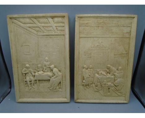 2 ceramic plaques