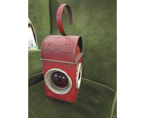 Vintage Dibben roadwork's lamp