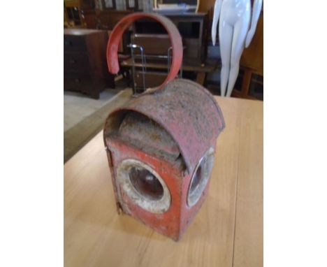 Vintage road works light a/f