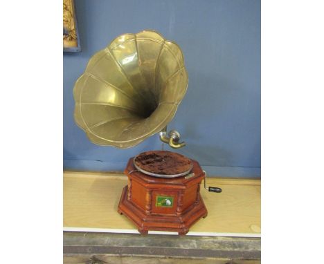 HMV gramophone and a record player. for display purposes