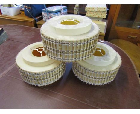 3 retro lamp shades