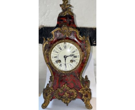 A 19th cent&nbsp; Boulle mantle clock&nbsp;