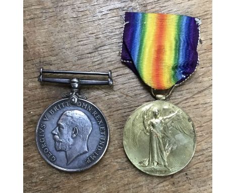 Victory Medal with a very low number to 736 Pte W. Elmer of the North’ N Yeo (Northamptonshire Yeomanry) and a 1914-1918 warm