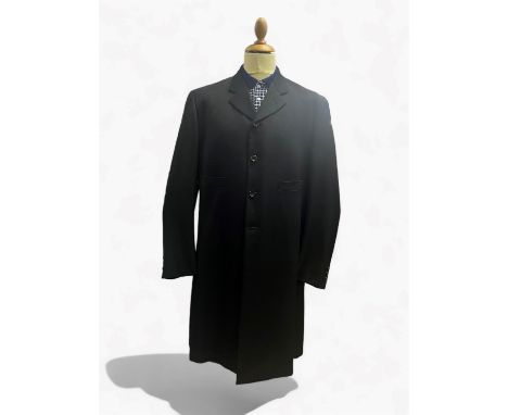 COMME DE GARCONS vintage 1990s long-line smart black wool single breasted jacket UK Medium Approx. 40" chestCondition Report: