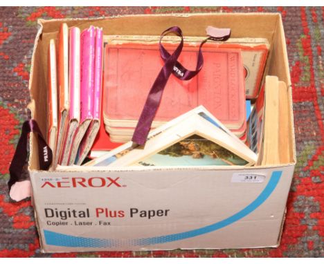 A box of ordnance survey maps and guide books to include Ward Lock &amp; Co. examples.
