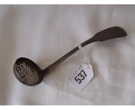 Victorian Scottish fiddle pattern sifter ladle  Edin 1840 35g        