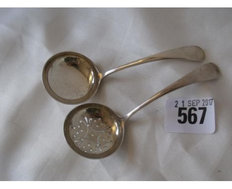 Matching sifter spoon & cream ladle  Sheff mod 30g        