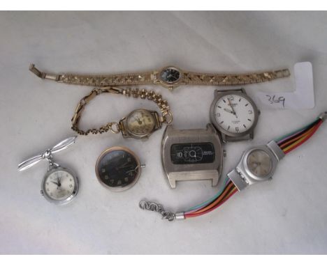 1970's gents Digital wrist watch by BULER etc   