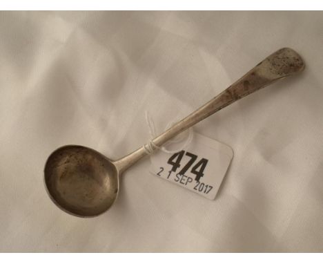 Georgian oe cream ladle Lon 1791 by GS & WF 20g  
