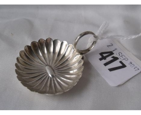 Georgian caddy spoon with fluted bowl Birm 1805 5g  