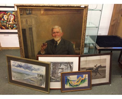 Qty of pictures to include portrait of a gentleman