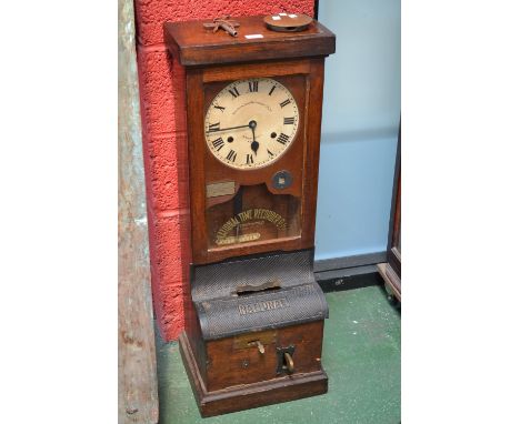 A National Time Recorder clocking in machine, St Mary Cray, Kent