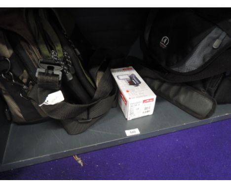 Three camera bags