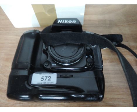 A Nikon F90X camera body