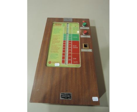 A 1960's arcade or pub Testo Reaction Meter by the K Ray Vending Company