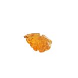 Imperial Topas Grav. 2.84ct..Durchmesser 9mm.Hoehe 4mm
