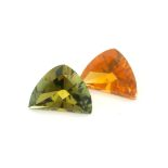Peridot/Citrin Set.zu 4.66ct.