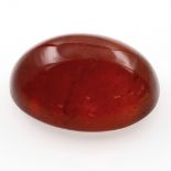 Mandarin Granat 77.01ct.. Durchmesser 20.34mm. Hoehe 12.30mm