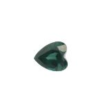 Saphir Herz 1.40 ct.. Durchmesser 6mm. Hoehe 4mm