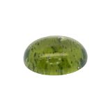 Peridot 19.78 ct..Durchmesser 15mm.Hoehe 7mm