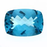 Topas 106.29 ct.. Durchmesser 24.94 mm. Hoehe 14.69 mm