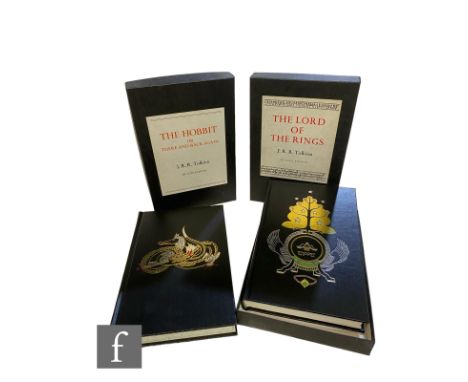 Tolkien, J.R.R. - 'The Lord of the Rings', published by George Allen and Unwin Ltd, London, 1974, fourth edition on India pap
