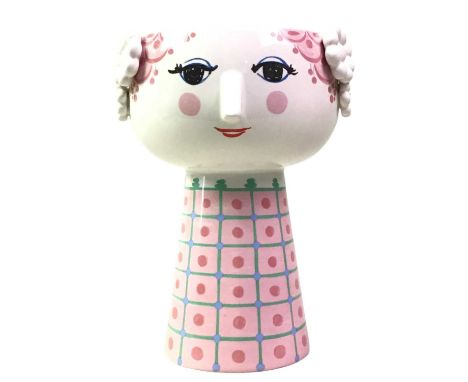 BJORN WIINBLAD CERAMIC EVA VASE, modelled as a woman, in box18.5cm highScratches, no other visible damage to the lot