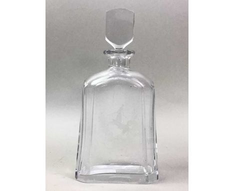ORREFORS GLASS DECANTER, ROMEO AND JULIET an engraved glass decanter, showing the Act 2, Scene 2 of Shakespeare's Romeo and J
