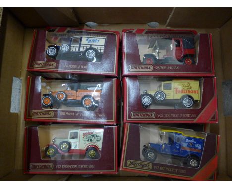 A collection of twenty Models of Yesteryear model vehicles, boxed 